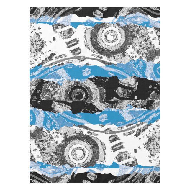 Wave Mechanism – Custom Tablecloth (52" x 70") (Front)