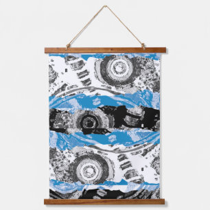 Wave Mechanism – Custom Wood Topped Wall Tapestry