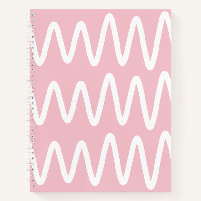 Wave No. 3 - Notebook (Ballet Pink) (Front)