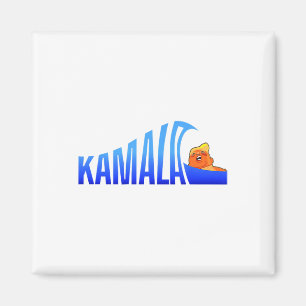 Wave Of Blue Cats For Kamala Funny Trump For Ladie Magnet