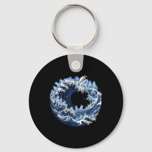 Wave Of Blue Cats For Kamala  Key Ring
