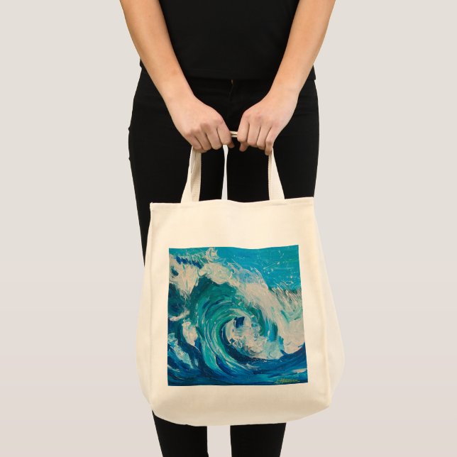 "Wave of Emotion" Jumbo Tote (Front (Product))