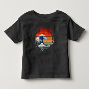 WAVE OF KANAGAWA VINTAGE SUNSET TODDLER T-Shirt