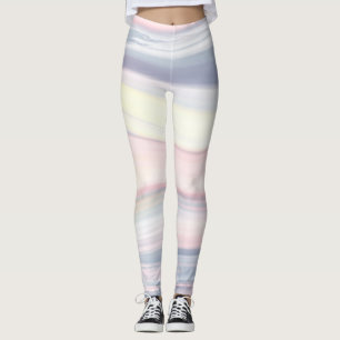 Wave of rainbow colour leggings