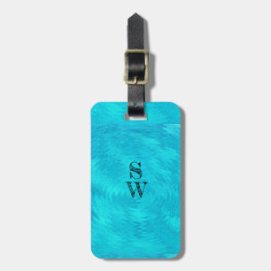 Wave Of Turquoise Luggage Tag