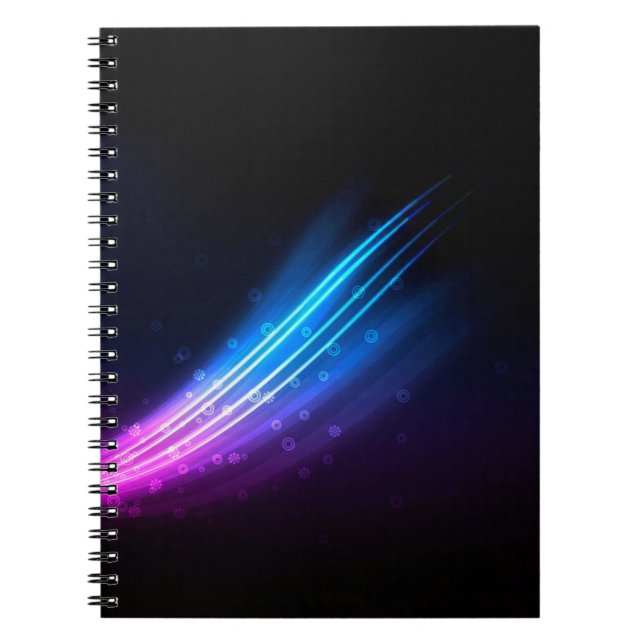 Wave painting drawing artistic notebook (Front)