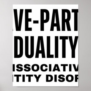 Wave-particle Duality In Physics Is A Dissociative Poster