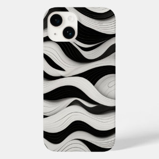 Wave Pattern Line Art Case-Mate iPhone 14 Case