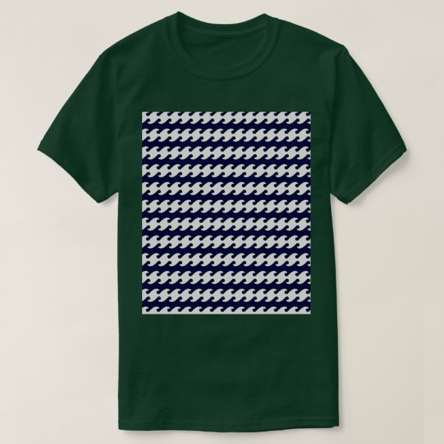 Wave Pattern T-Shirt (Design Front)