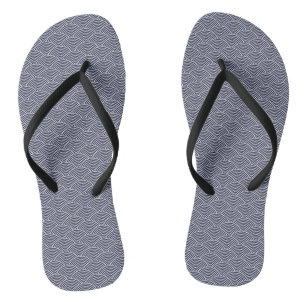 Wave pattern traditional japanese desgin jandals