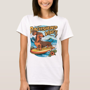 Wave Rider: A German Shepherd Surfing T-Shirt