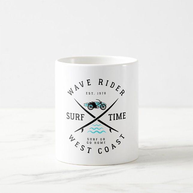 Wave Rider Surf Time Coffee Mug (Creator Uploaded)