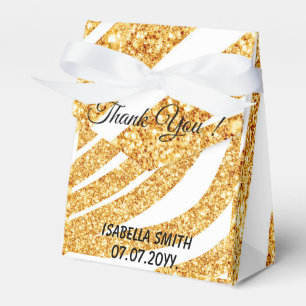 Wave Sea Gold Glitter Boho Popular Collection Favour Box