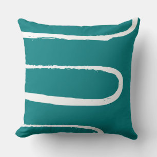 Wave Teal Cushion