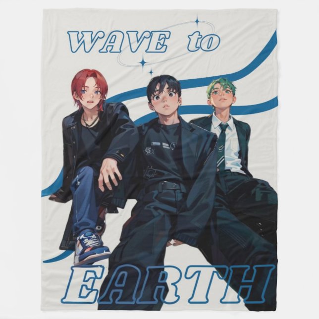 Wave to Earth Fanart  Fleece Blanket (Front)