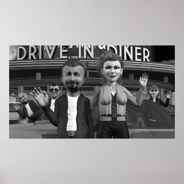 Wave To The Camera - Small Poster (Front)