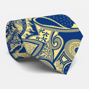 Wave Trip Floral Paisley Two-side Printed Tie