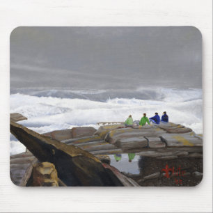 Wave Watchers Mouse Pad