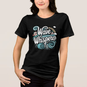 "Wave Whisperer" Tri-Blend Shirt