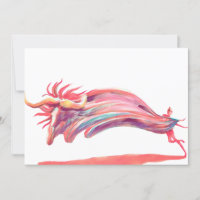 Waved Ballet Dancer Pink Art