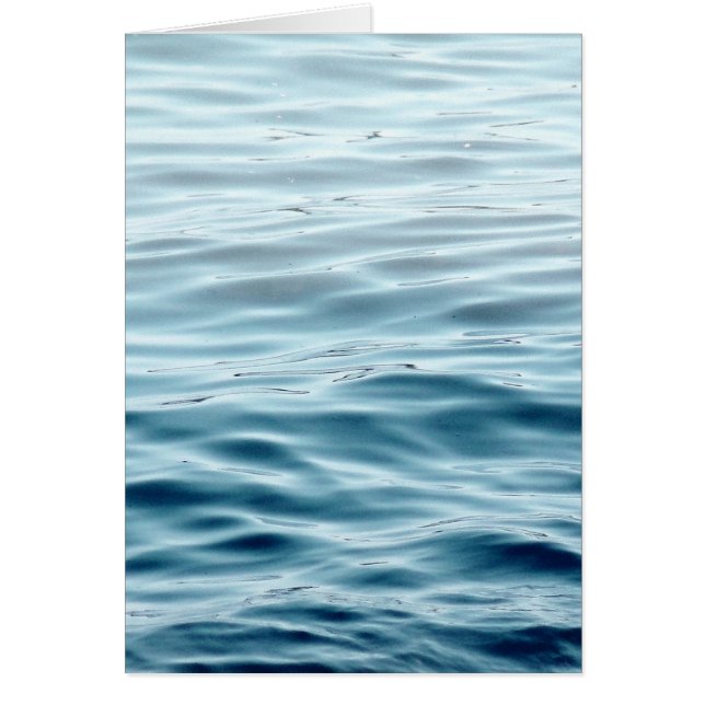 Waved blue water (Front)
