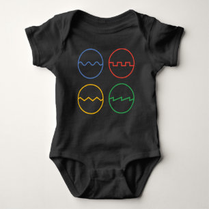 Waveforms Baby Bodysuit