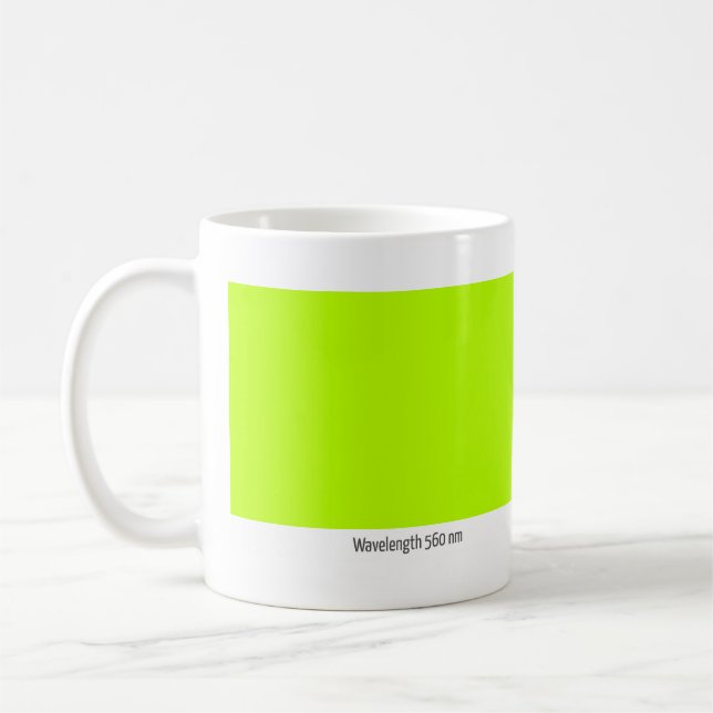 Wavelength 560 nm coffee mug (Left)