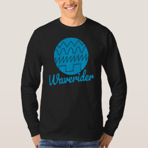 Waverider Synthesizer  80s Synthwave Waveform T-Shirt