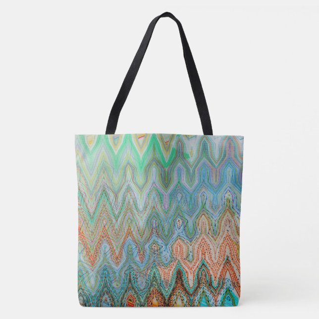 Waverly Peak Tote Bag by Artist C.L. Brown (Front)