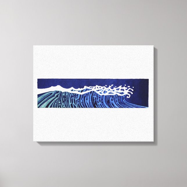 WAVES #1 CANVAS PRINT (Front)