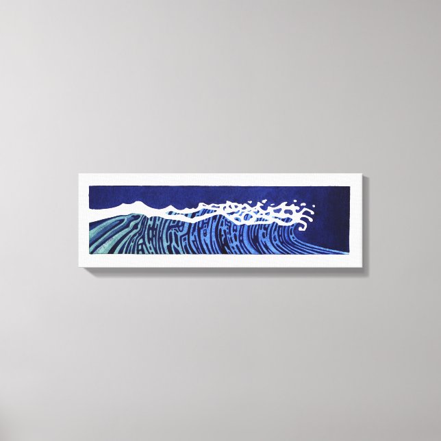 WAVES #1 CANVAS PRINT (Front)