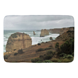 Waves Against Time – Great Ocean Road Bath Mat