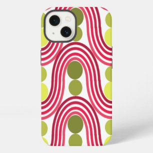 Waves and Circles iPhone 13 Case