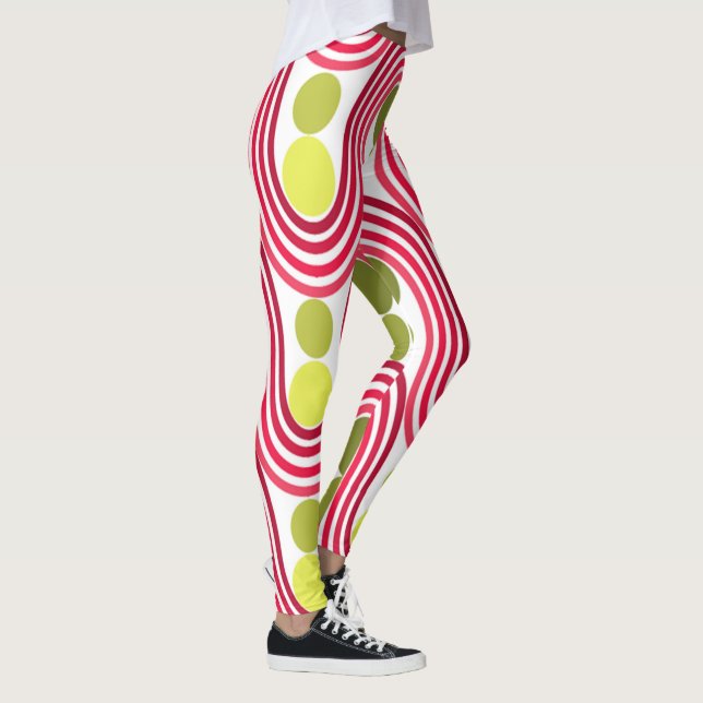Waves and Circles  Leggings (Right)