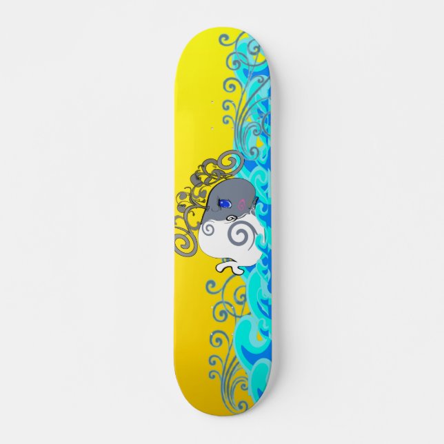 Waves And Whales - Skateboard (Front)