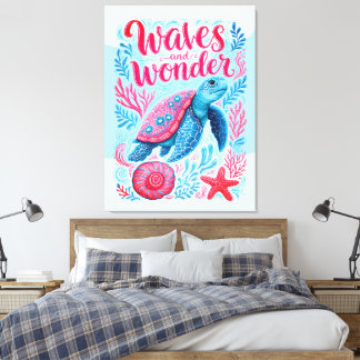Waves and Wonder Canvas Print