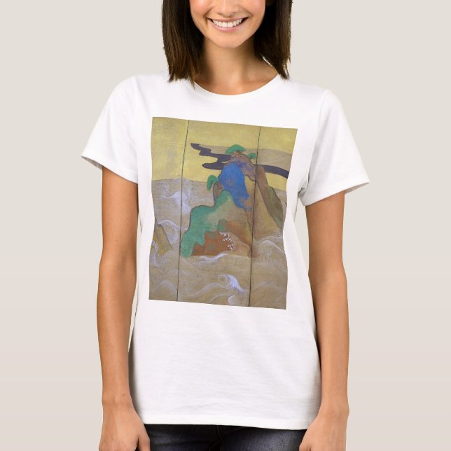 Waves at Matsushima (Left), Tawaraya Sotatsu T-Shirt (Front)