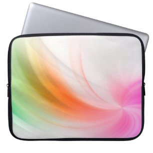 Waves background template abstract laptop sleeve