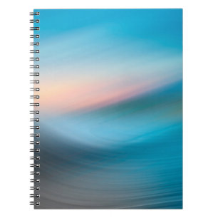 Waves background template abstract notebook