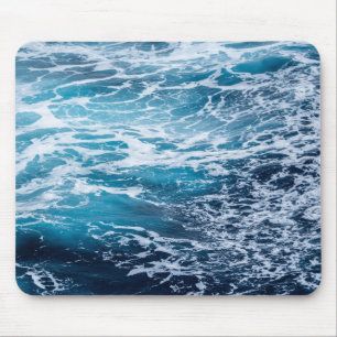 Waves Blue Ocean Summer Beach Mouse Pad