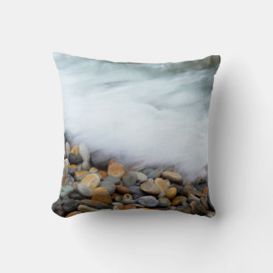Waves Breaking Onto Pebbles, Tsitsikamma Cushion