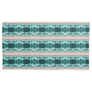 Waves crashing on a sandy beach small pattern pillowcase