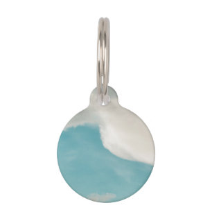 waves in all ways pet tag