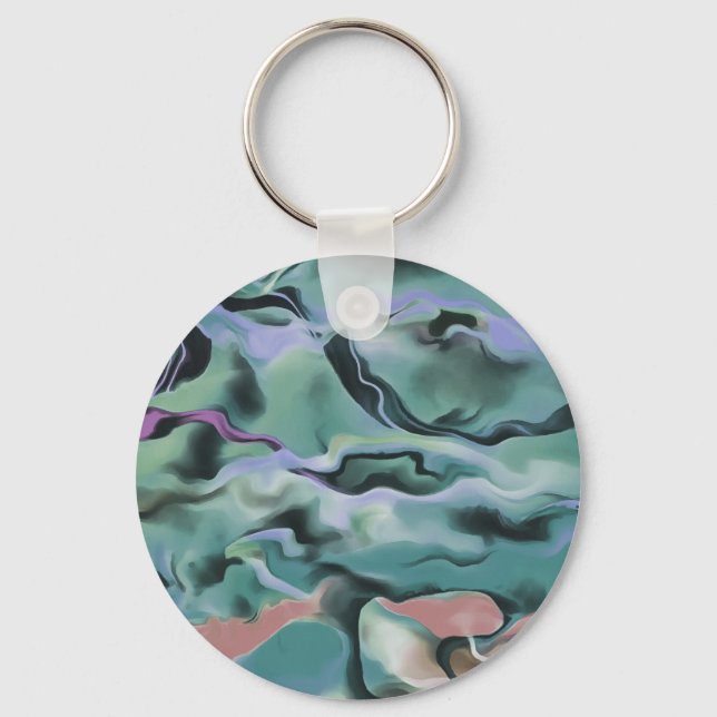 Waves In Harmony Key Ring (Front)