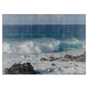 Waves In Maui, Hawaii Landscape Photography Cutting Board
