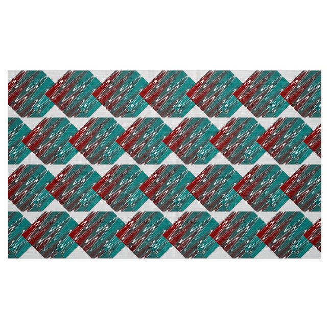 Waves in white fabric (Fat Quarter)