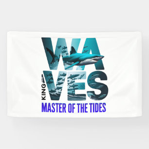 Waves King – Shark Master of the Tides Banner