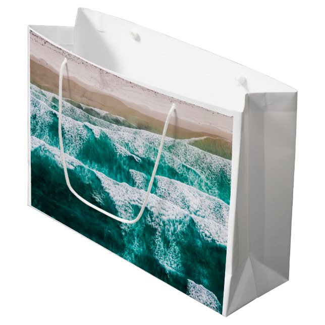Waves Large Gift Bag (Front Angled)