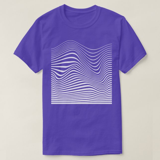 waves lines design T-Shirt (Design Front)