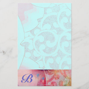 WAVES Monogram Stationery